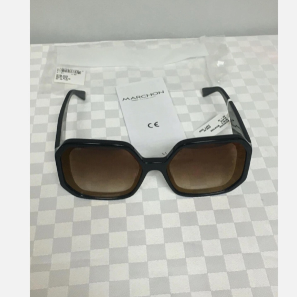 Mcm709s Geometric Sunglasses Black 60mm Nwt $330
